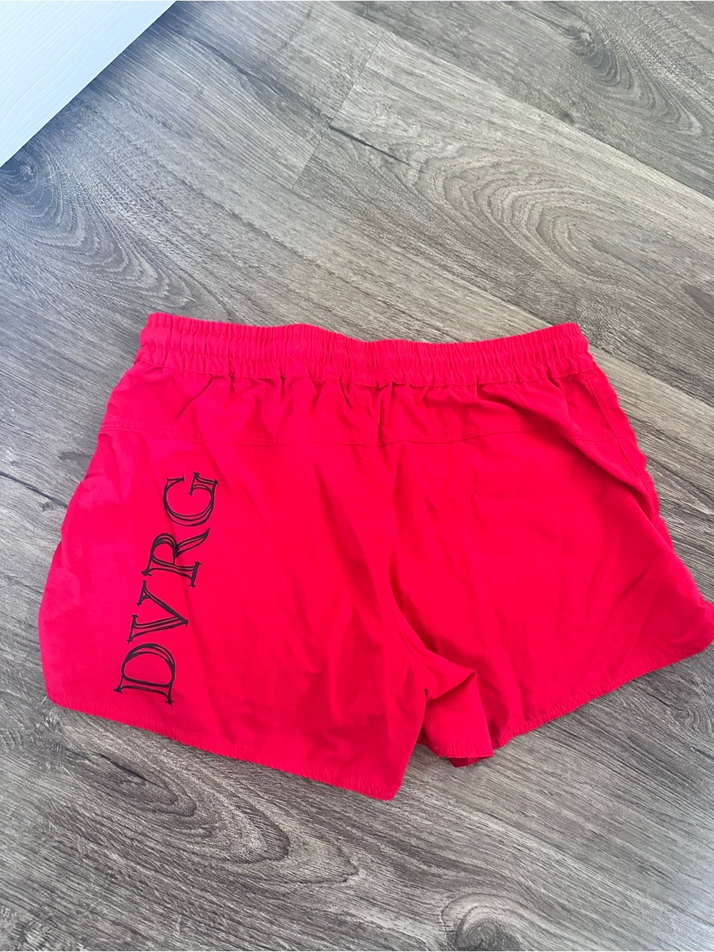 Devergo Bright Red Athletic Shorts - Picture 5 of 5